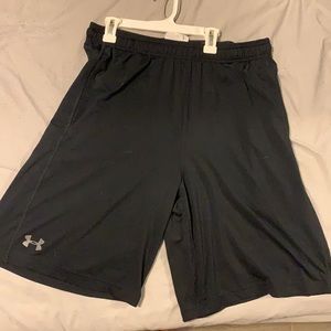 Black Under Armour gym shorts